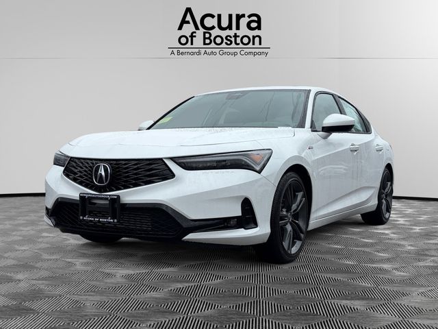 Platinum White Pearl 2025 Acura Integra FWD with A-SPEC Package Sedan Front-Wheel Drive Continuously Variable Transmission