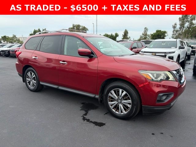 Cayenne Red Metallic 2017 Nissan Pathfinder S SUV / Crossover Front-Wheel Drive Continuously Variable Transmission