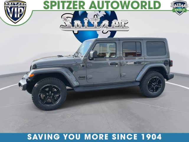 Certified Used 2021 Gray Jeep Unlimited Sahara Altitude image 6