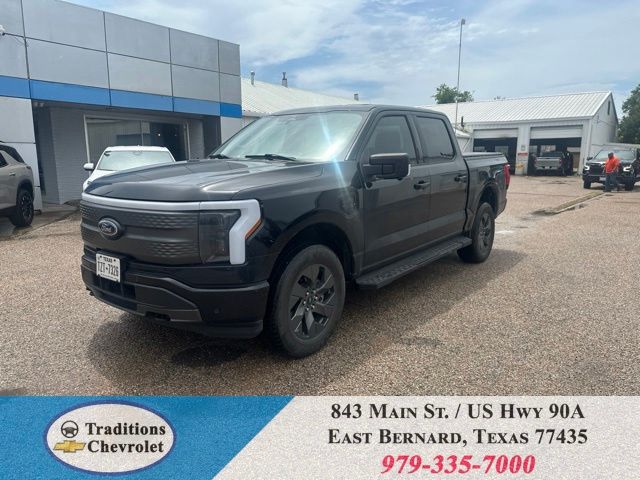 2023 Ford F-150 Lightning XLT Black at EAG Ford Navasota