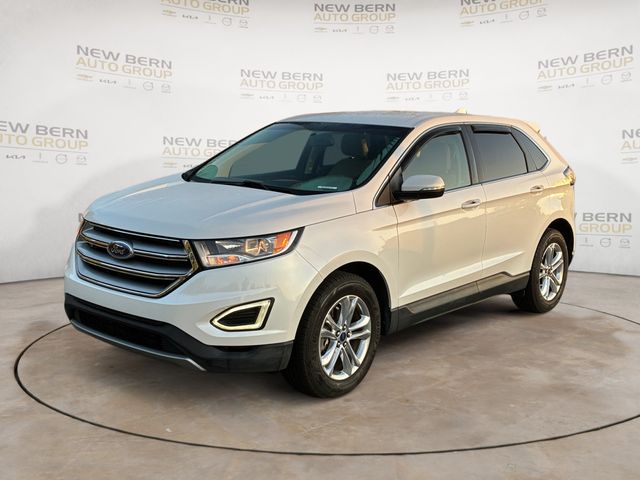 White Platinum Clearcoat Metallic 2015 Ford Edge SUV / Crossover Front-Wheel Drive 6-Speed Automatic