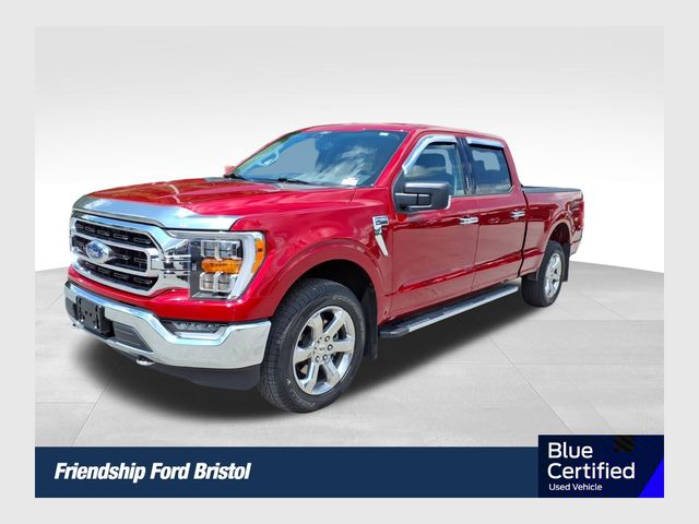 Red Metallic 2021 Ford F-150 Pickup Truck Four-Wheel Drive Automatic