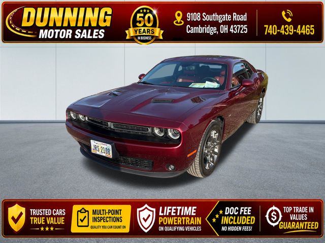 Octane Red Pearlcoat 2017 Dodge Challenger Coupe All-Wheel Drive 8-Speed Automatic