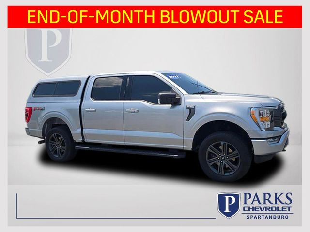 Silver Metallic 2022 Ford F-150 Pickup Truck Four-Wheel Drive Automatic