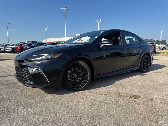Midnight Black Metallic 2026 Toyota Camry Sedan Front-Wheel Drive Continuously Variable Transmission