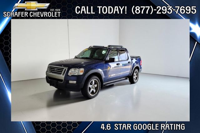 Dark Blue Pearl Clearcoat Metallic 2008 Ford Explorer Sport Trac Pickup Truck 4X2 5-Speed Automatic