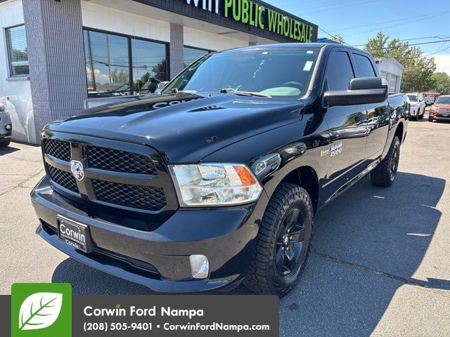 Black Clearcoat 2015 RAM 1500 Pickup Truck Four-Wheel Drive 8-Speed Automatic