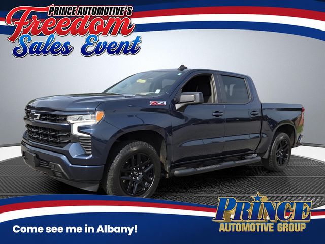 Northsky Blue Metallic 2023 Chevrolet Silverado 1500 Pickup Truck Four-Wheel Drive Automatic