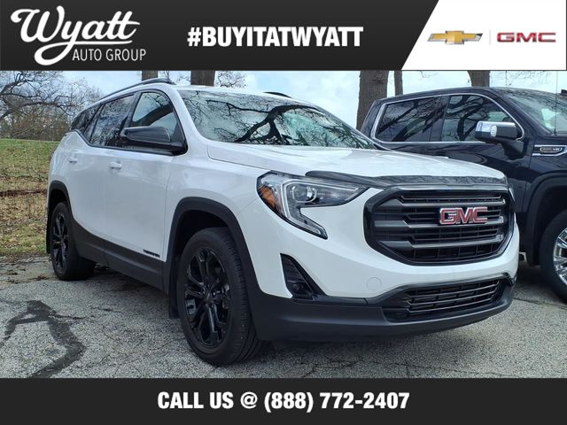 Summit White 2021 GMC Terrain SLT AWD SUV / Crossover Four-Wheel Drive 9-Speed Automatic