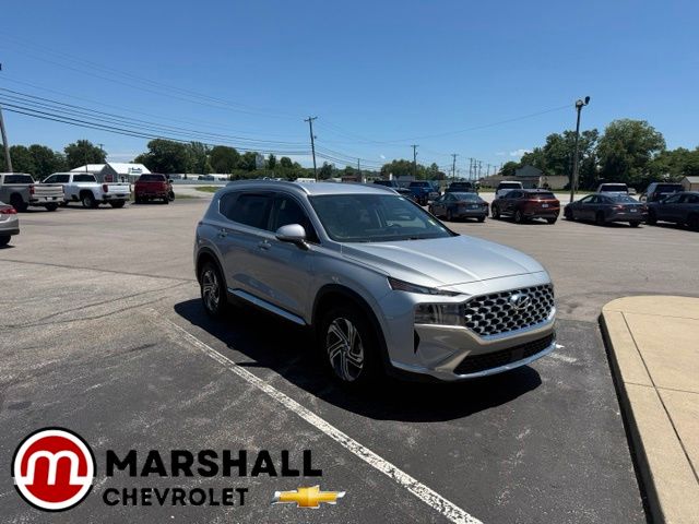 Shimmering Silver Pearl 2022 Hyundai Santa Fe SUV / Crossover Front-Wheel Drive 8-Speed Automatic