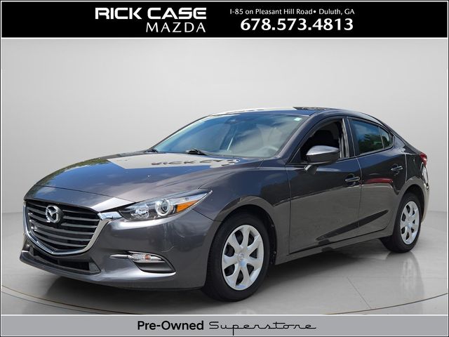 Machine Gray Metallic 2018 Mazda MAZDA3 Sedan Front-Wheel Drive 6-Speed Automatic
