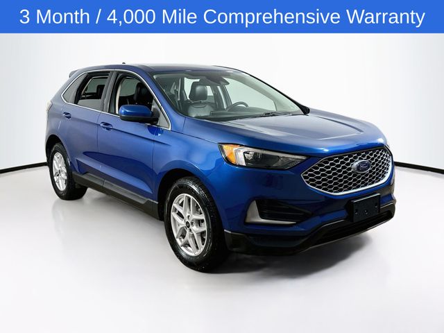 Blue Metallic 2024 Ford Edge SEL AWD SUV / Crossover All-Wheel Drive 8-Speed Automatic