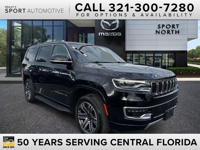 Diamond Black Crystal Pearlcoat 2024 Jeep Wagoneer SUV / Crossover 4X2 8-Speed Automatic