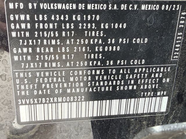 2024 Volkswagen Taos 1.5T S Black at DeMontrond Automotive Group