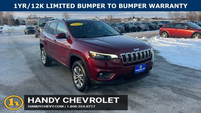 Velvet Red Pearlcoat 2021 Jeep Cherokee Latitude Lux 4WD SUV / Crossover Four-Wheel Drive 9-Speed Automatic