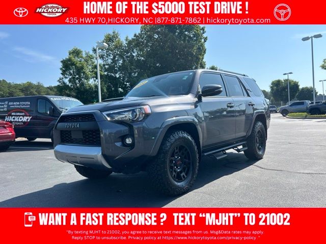 Magnetic Gray Metallic 2021 Toyota 4Runner SUV / Crossover Four-Wheel Drive 5-Speed Automatic Overdrive