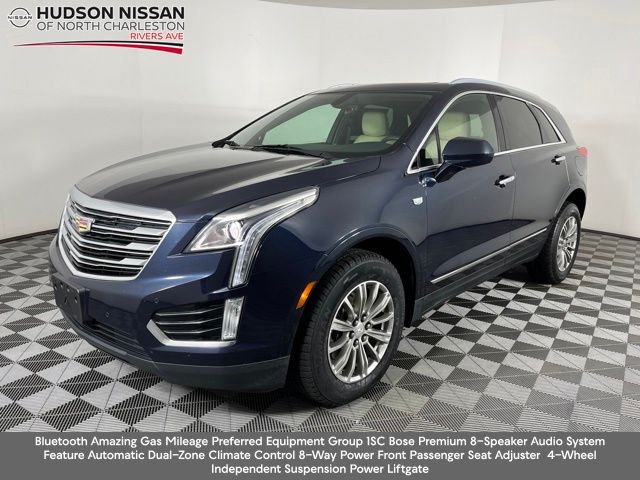 Dark Adriatic Blue Metallic 2017 Cadillac XT5 SUV / Crossover Front-Wheel Drive 8-Speed Automatic
