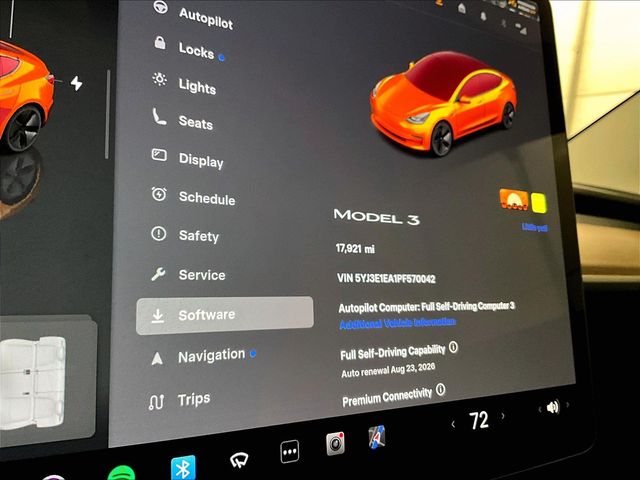 2023 Tesla Model 3  White at Klick Lewis Buick Chevrolet