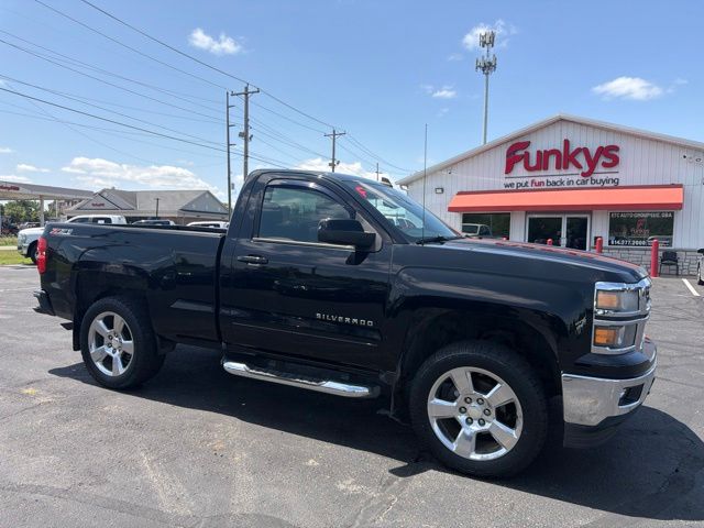 Black 2015 Chevrolet Silverado 1500 Pickup Truck Four-Wheel Drive 6-Speed Automatic Overdrive
