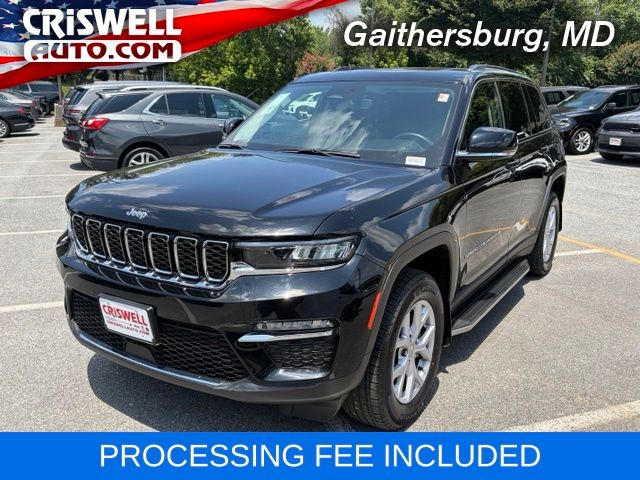 Diamond Black 2022 Jeep Grand Cherokee SUV / Crossover Four-Wheel Drive 8-Speed Automatic