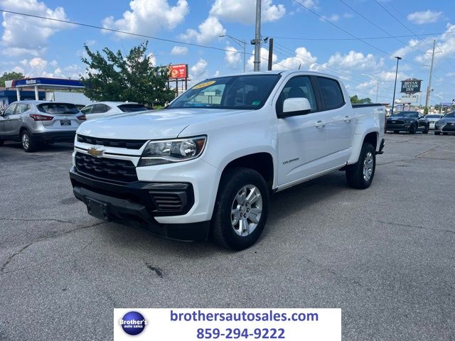 Summit White 2021 Chevrolet Colorado Pickup Truck Four-Wheel Drive 8-Speed Automatic