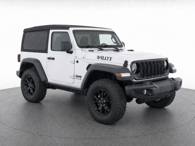 Bright White Clearcoat 2025 Jeep Wrangler SUV / Crossover Four-Wheel Drive 8-Speed Automatic