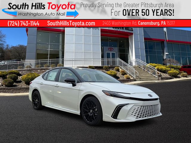 Midnight Black Metallic 2026 Toyota Camry Sedan All-Wheel Drive Continuously Variable Transmission