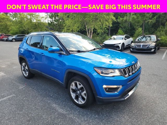 Blue 2017 Jeep Compass SUV / Crossover Four-Wheel Drive 9-Speed Automatic