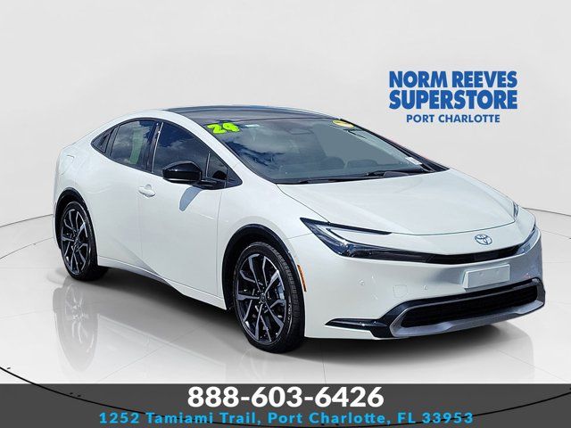 Pearl 2024 Toyota Prius Prime Hatchback Front-Wheel Drive Continuously Variable Transmission