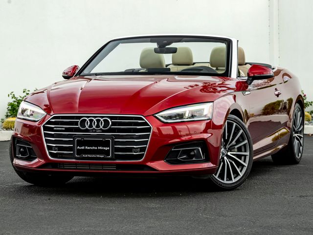 Matador Red Metallic 2018 Audi A5 Convertible All-Wheel Drive 7-Speed Automatic