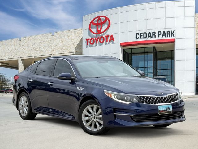 Horizon Blue 2017 Kia Optima EX Sedan Front-Wheel Drive 6-Speed Automatic
