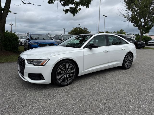 Ibis White 2021 Audi A6 Sedan All-Wheel Drive 7-Speed Automatic