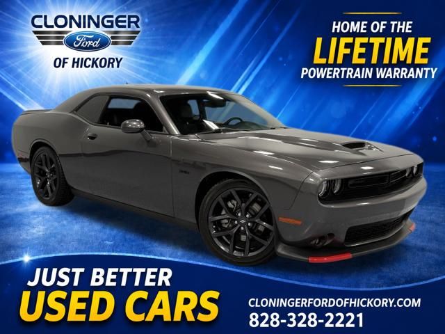 Gray (Granite Pearlcoat) 2023 Dodge Challenger Coupe Rear-Wheel Drive 6-Speed Manual