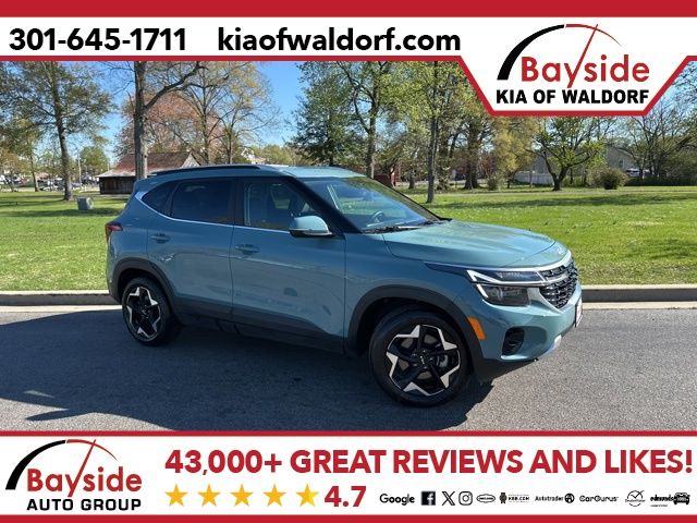 Pluton Blue 2024 Kia Seltos EX AWD SUV / Crossover All-Wheel Drive Continuously Variable Transmission