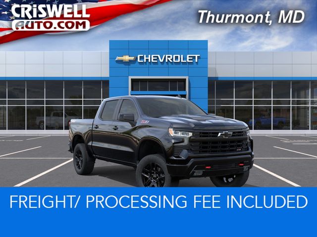 Black 2026 Chevrolet Silverado 1500 LT Trail Boss Crew Cab 4WD Pickup Truck Four-Wheel Drive Automatic