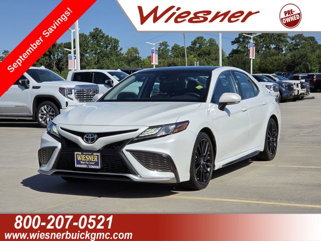 Pearl 2021 Toyota Camry Sedan Front-Wheel Drive 8-Speed Automatic