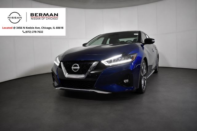 Deep Blue Pearl 2023 Nissan Maxima Platinum FWD Sedan Front-Wheel Drive Continuously Variable Transmission