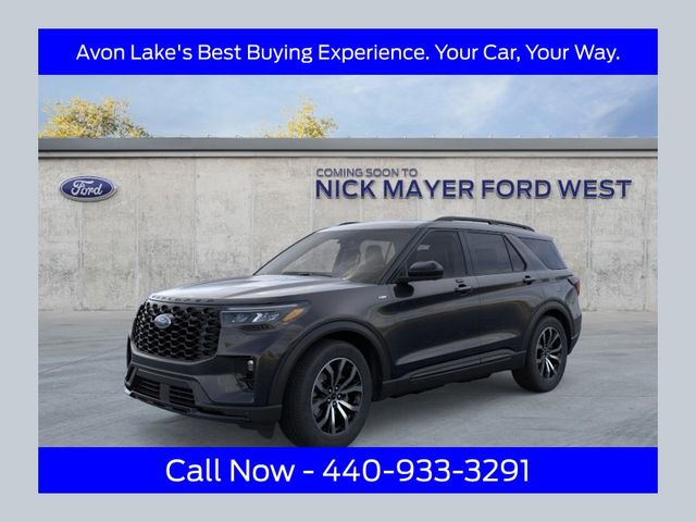 Agate Black Metallic 2026 Ford Explorer ST-Line AWD SUV / Crossover All-Wheel Drive Automatic