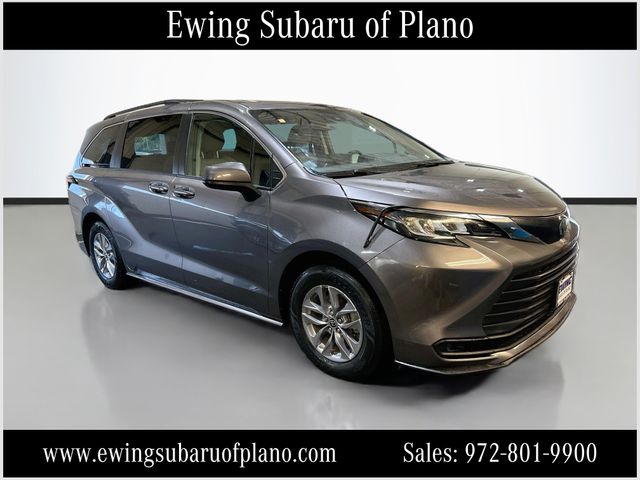 Predawn Gray Mica 2022 Toyota Sienna Minivan Front-Wheel Drive Continuously Variable Transmission