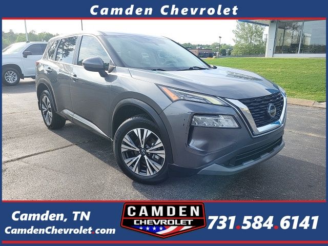 Gray (Gun Metallic) 2022 Nissan Rogue SV FWD SUV / Crossover Front-Wheel Drive Continuously Variable Transmission