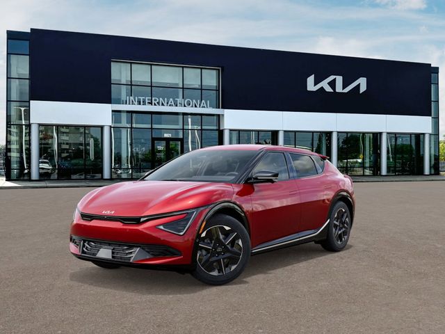 Runaway Red 2025 Kia EV6 Wind AWD SUV / Crossover All-Wheel Drive 1-Speed Automatic