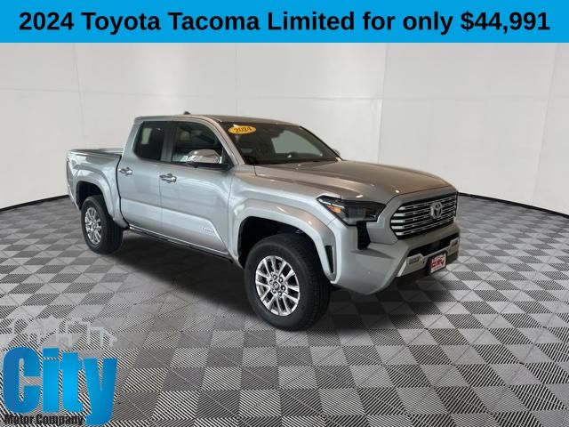 Celestial Silver Metallic 2024 Toyota Tacoma Pickup Truck Four-Wheel Drive 8-Speed Automatic