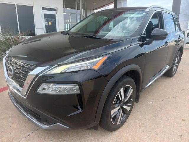 Super Black 2023 Nissan Rogue SUV / Crossover All-Wheel Drive Continuously Variable Transmission