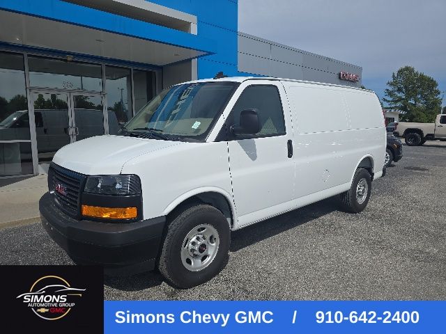 Summit White 2025 GMC Savana Cargo Van Rear-Wheel Drive Automatic