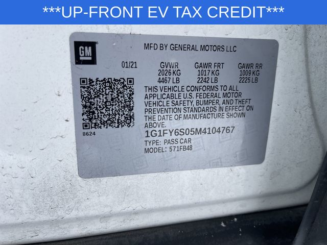 Used 2021 Chevrolet Bolt EV For Sale in Livonia, MI