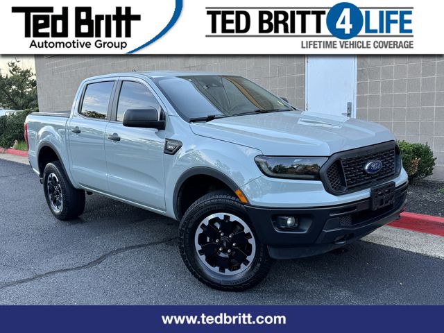 Cactus Gray 2021 Ford Ranger Pickup Truck Four-Wheel Drive Automatic