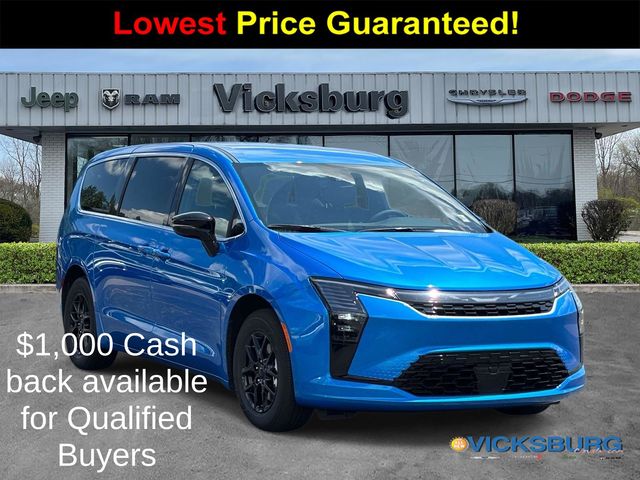 Blue 2027 Chrysler Pacifica Minivan Front-Wheel Drive 9-Speed Automatic