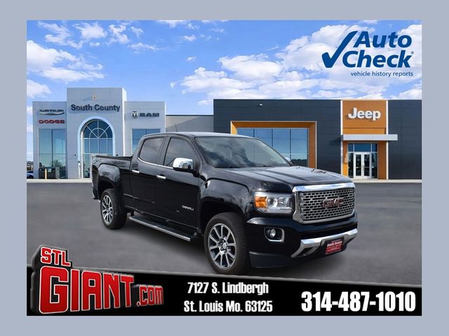 Onyx Black 2017 GMC Canyon Denali Crew Cab 4WD Pickup Truck Four-Wheel Drive 8-Speed Automatic