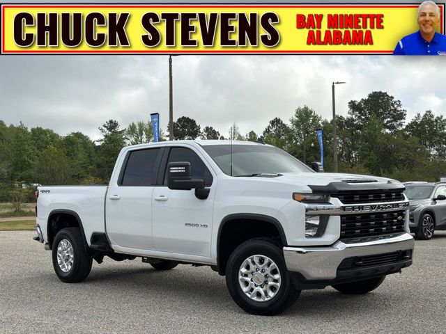 Summit White 2021 Chevrolet Silverado 2500HD LT Crew Cab 4WD Pickup Truck Four-Wheel Drive Automatic