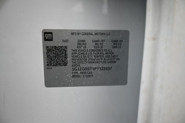 2023 Chevrolet Malibu RS White at North Houston Mitsubishi